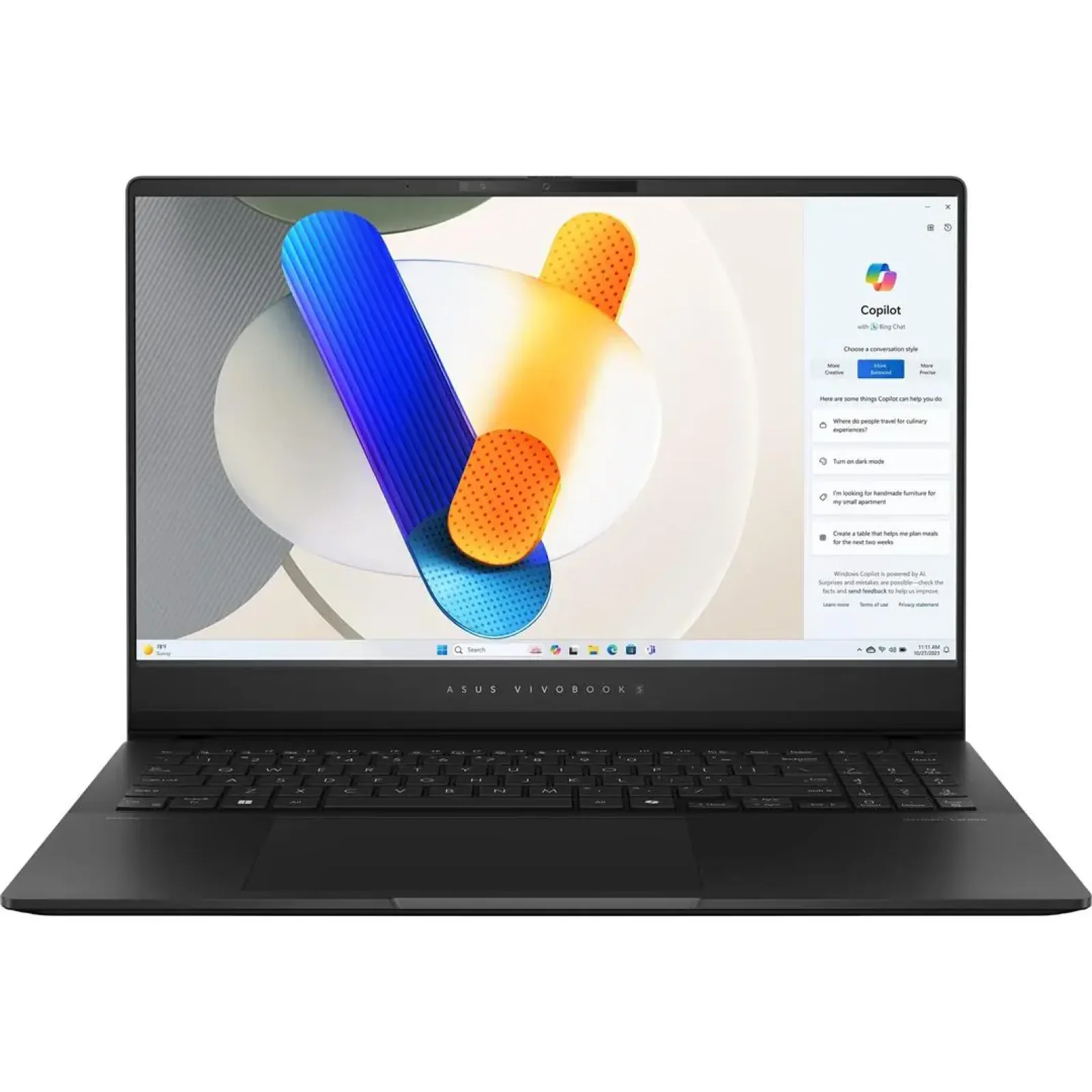 Ноутбук Asus Vivobook S 15 OLED S5506MA-MA080 (90NB14E1-M005X0) Neutral Black UA