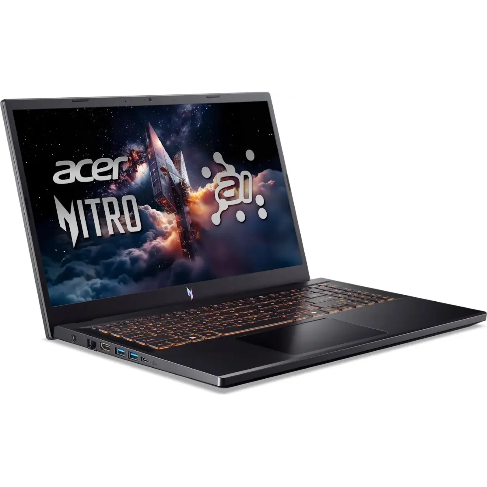 Ноутбук Acer Nitro V 15 AI ANV15-42-R23W Obsidian Black (NH.QV4EU.003) UA