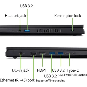 Ноутбук Acer Nitro V 15 AI ANV15-42-R23W Obsidian Black (NH.QV4EU.003) UA