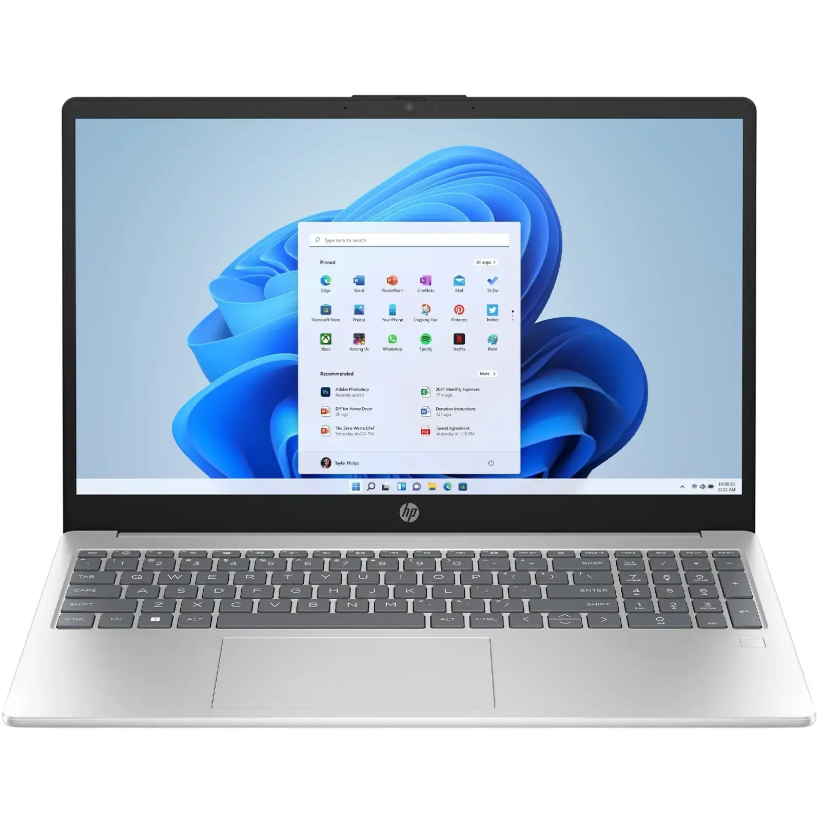Ноутбук HP 15-fd0119ua (B0QR8EA) White UA