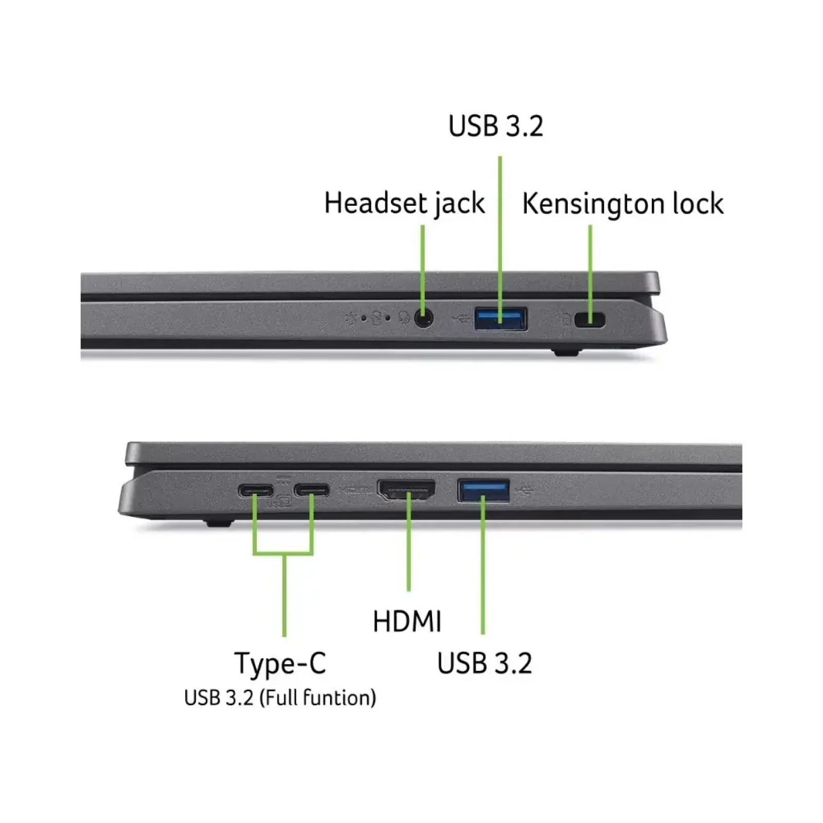 Ноутбук Acer Aspire Go 17 AG17-31P-3137 (NX.J8ZEU.00B) Steel Gray UA
