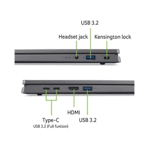 Ноутбук Acer Aspire Go 17 AG17-31P-3137 (NX.J8ZEU.00B) Steel Gray UA