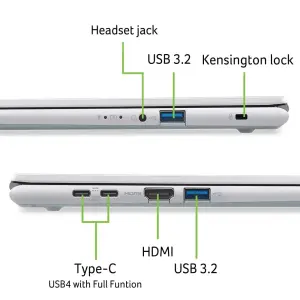 Ноутбук Acer Aspire Go 15 AG15-72P-56D7 Silver (NX.JSVEU.007) UA