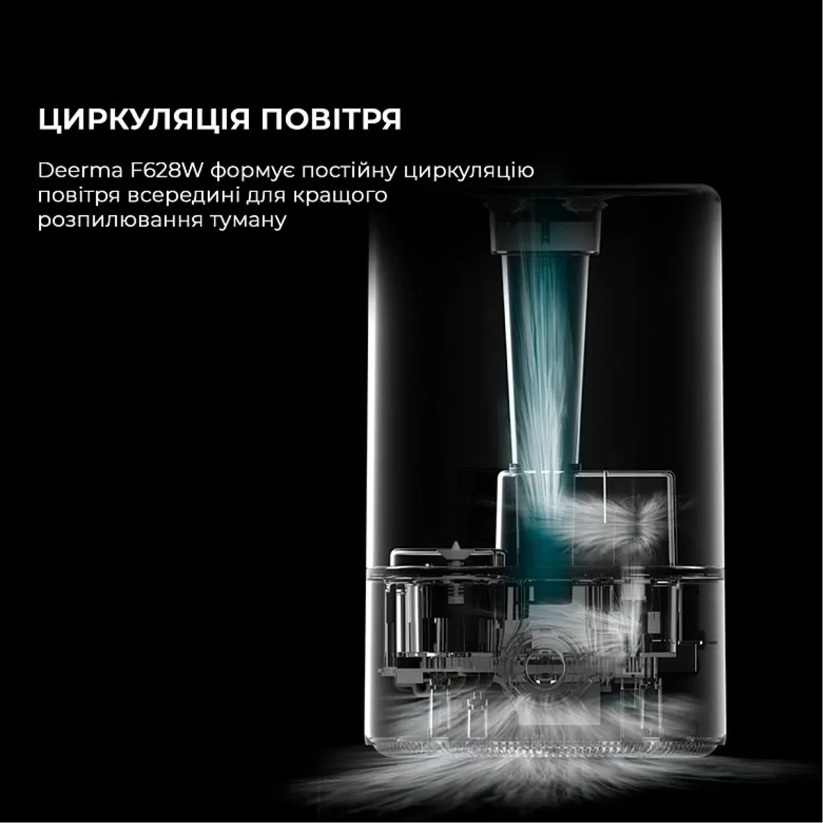 Зволожувач повітря Xiaomi Deerma DEM-F628W UA