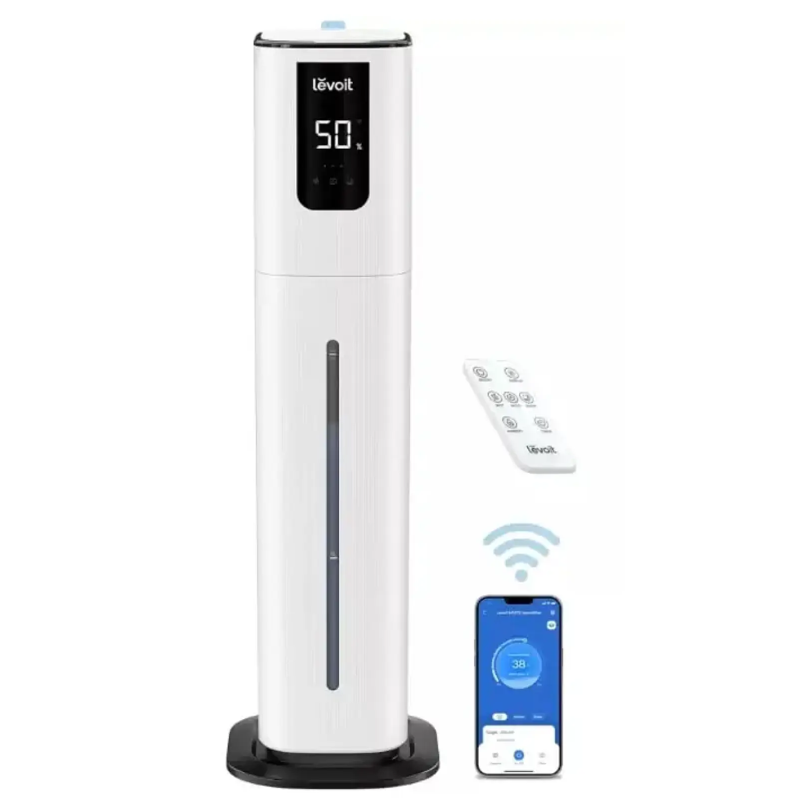 Зволожувач повітря Levoit Oasis Mist 1000S Smart Ultrasonic Cool Mist Tower LUH-M10 UA