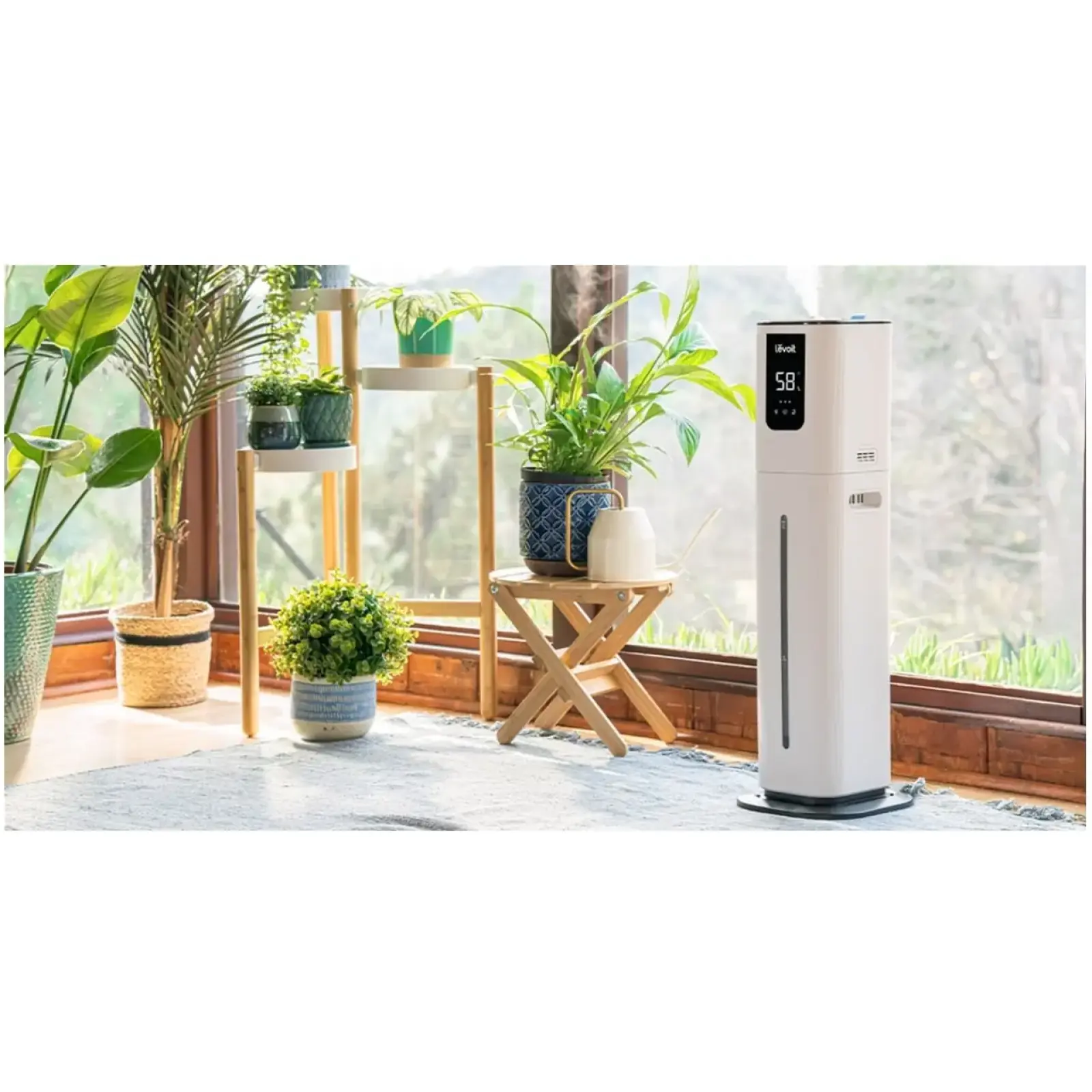 Зволожувач повітря Levoit Oasis Mist 1000S Smart Ultrasonic Cool Mist Tower LUH-M10 UA