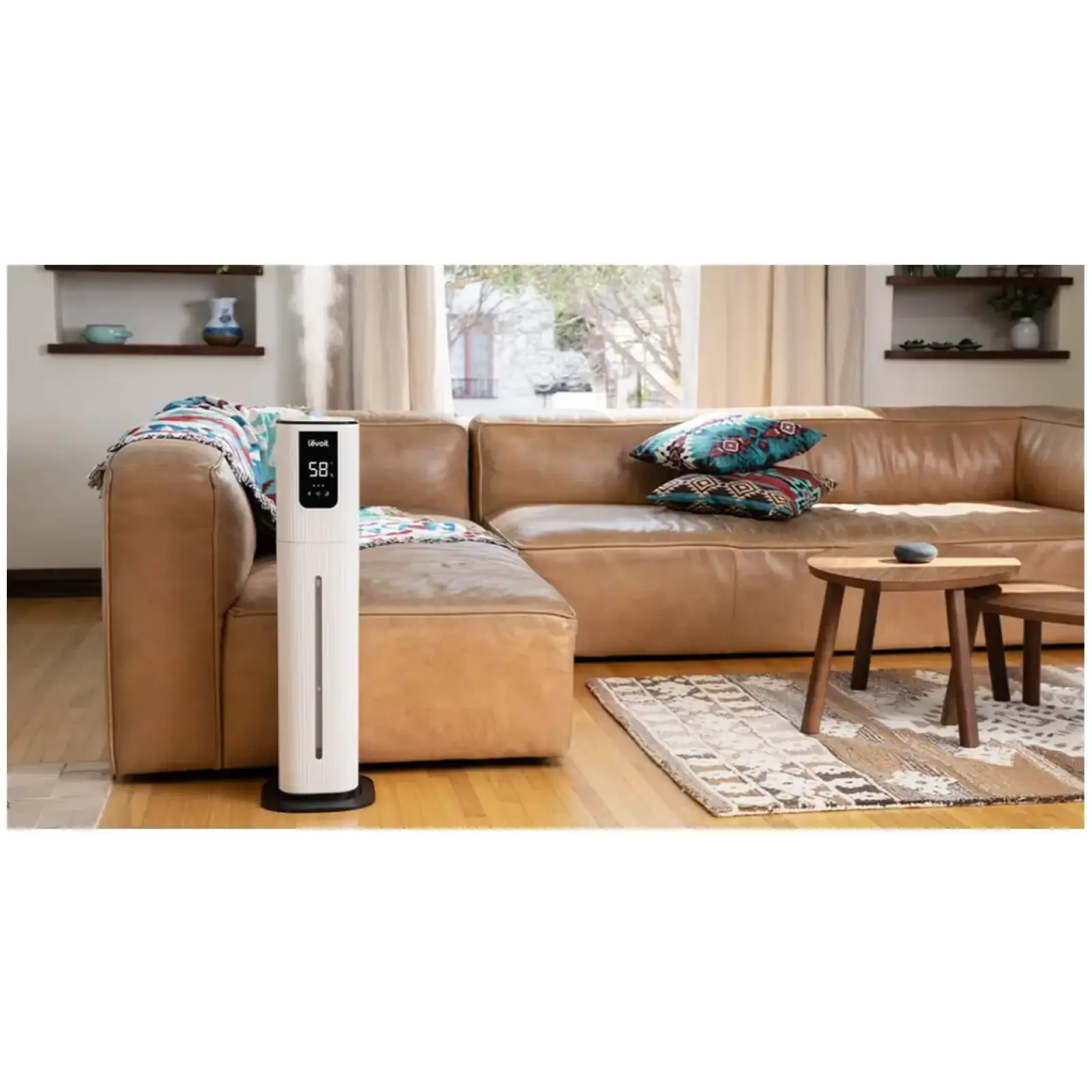 Зволожувач повітря Levoit Oasis Mist 1000S Smart Ultrasonic Cool Mist Tower LUH-M10 UA