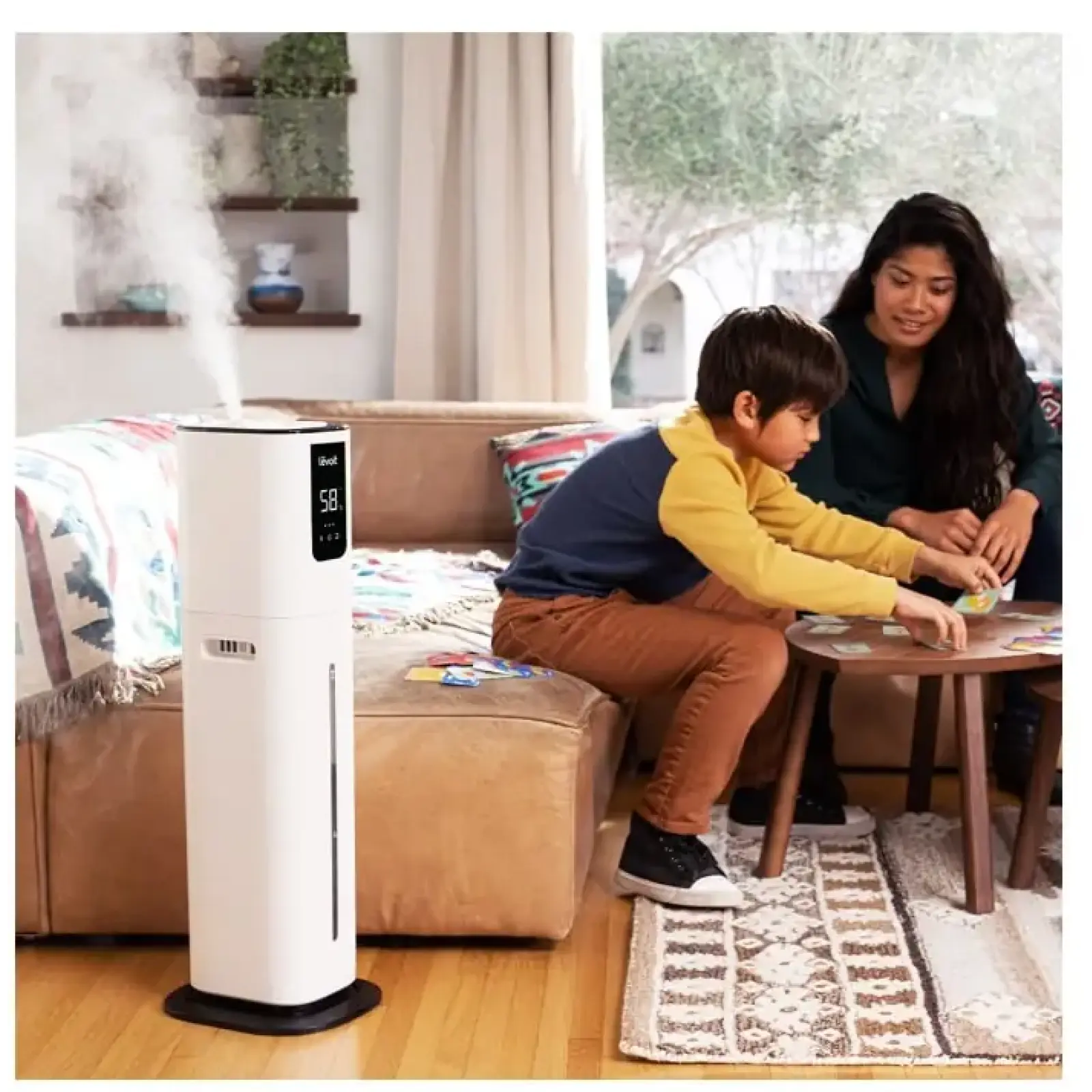 Зволожувач повітря Levoit Oasis Mist 1000S Smart Ultrasonic Cool Mist Tower LUH-M10 UA