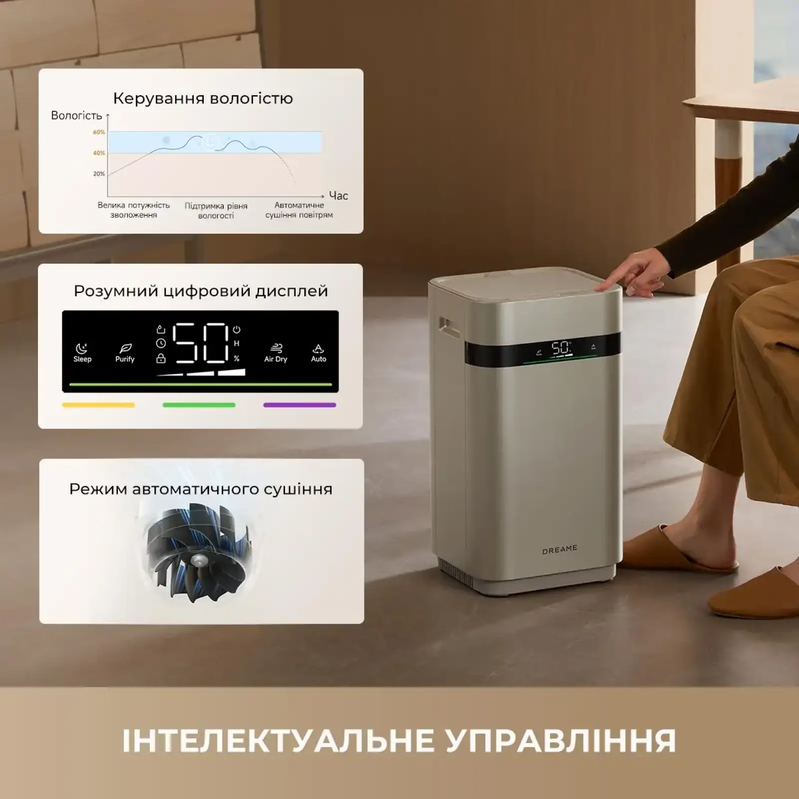 Зволожувач повітря Dreame H40 (CVF13A) UA