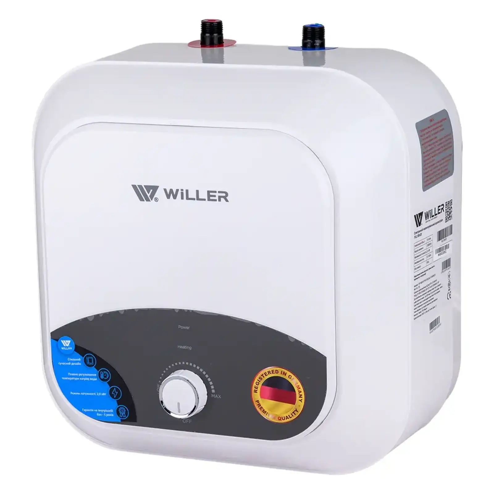 Водонагрівач Willer PUL30R серія Elf UA