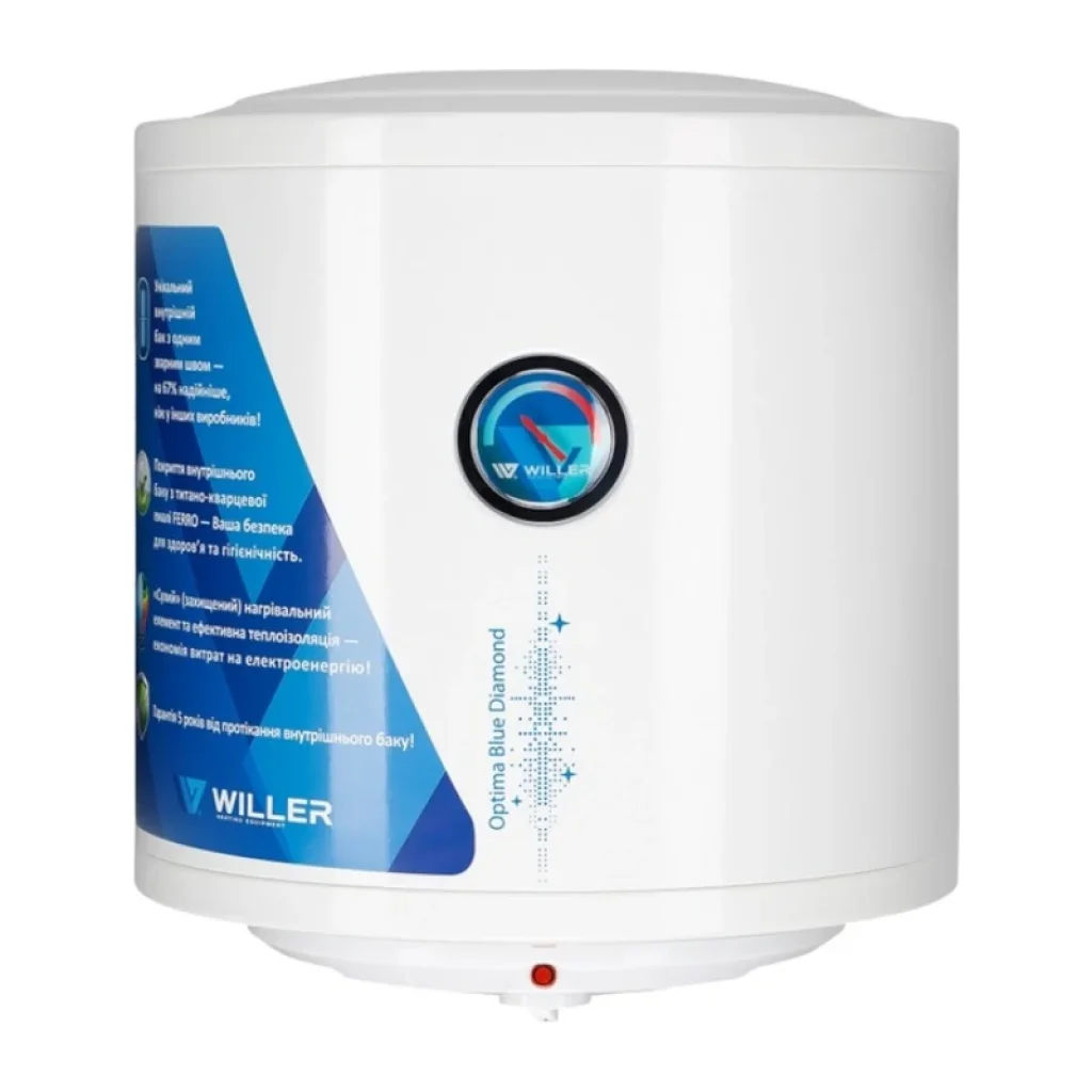 Водонагреватель Willer EV30DR серия Optima, EV30DR optima UA