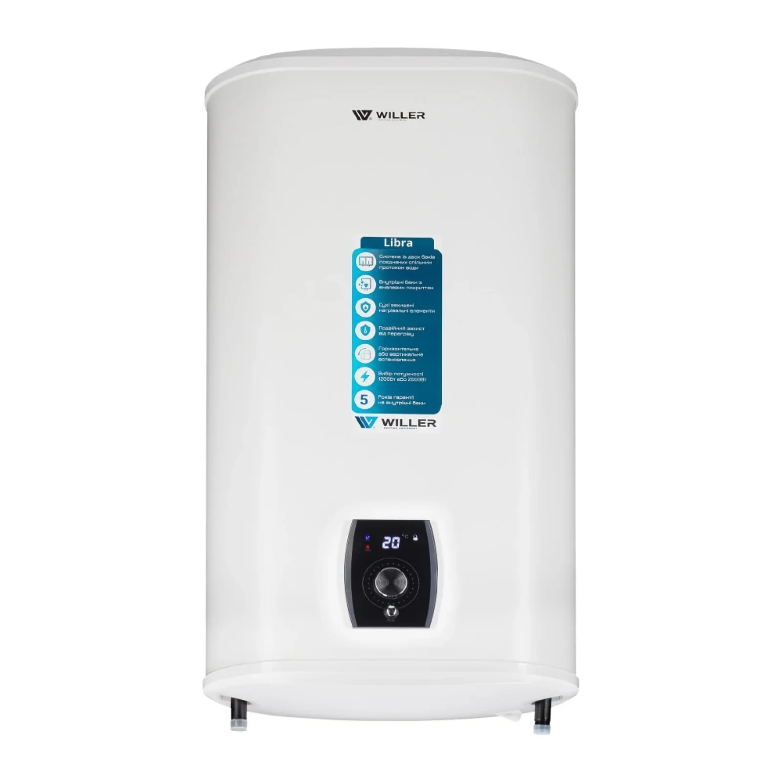 Водонагреватель Willer EVH80DRI-Libra серия Libra UA
