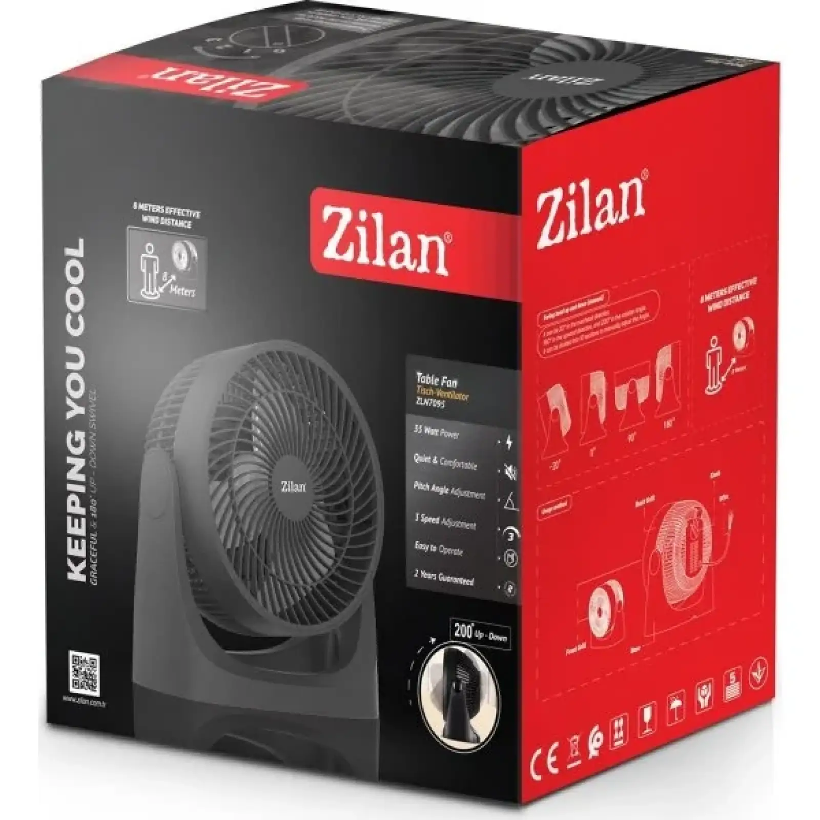 Вентилятор Zilan ZLN7095 UA