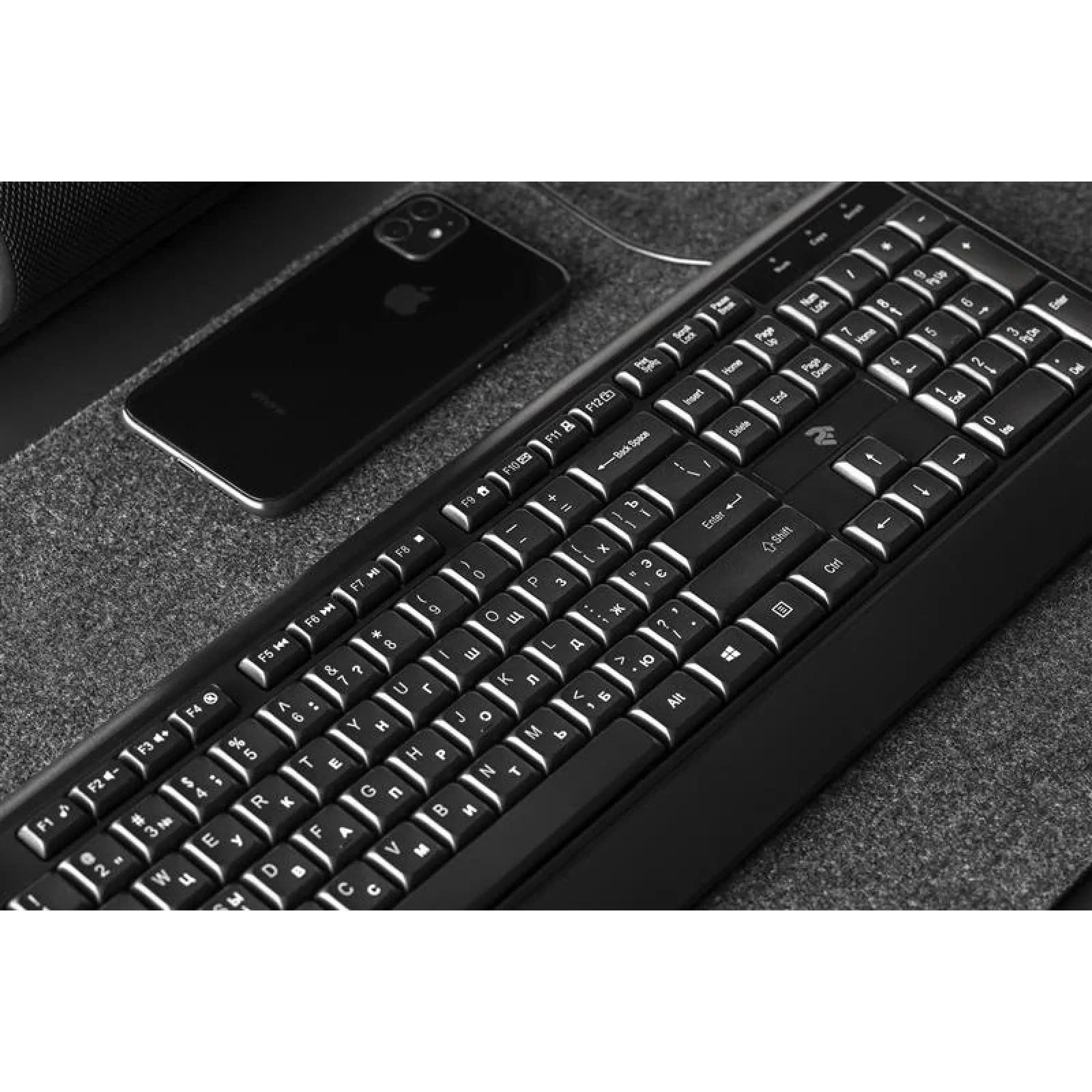 Клавіатура 2E KS130 (2E-KS130UB) Black USB UA
