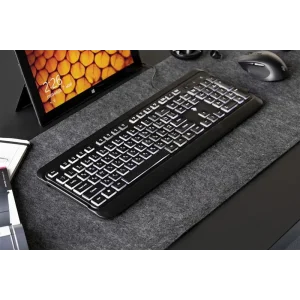 Клавиатура 2E KS120 White Backlight Ukr (2E-KS120UB) Black USB UA