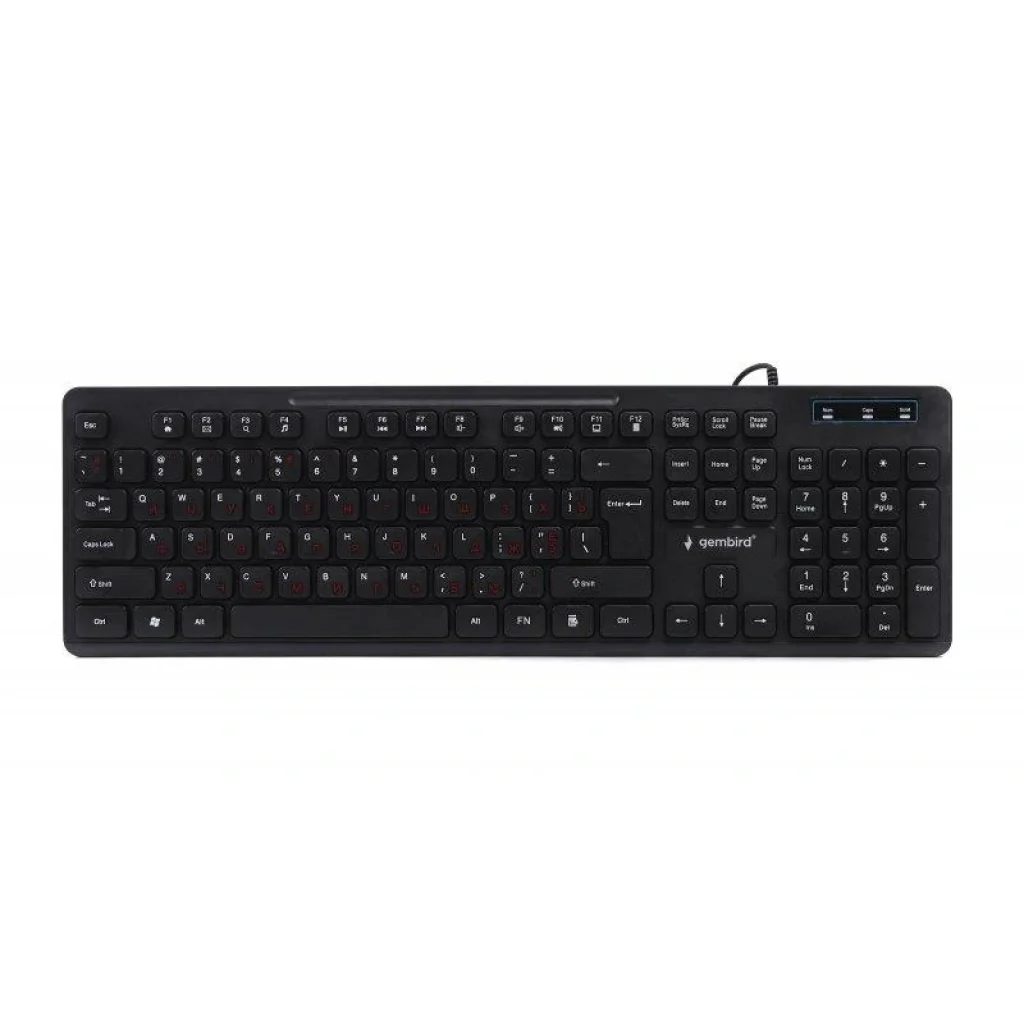 Клавіатура Gembird KB-MCH-04-UA Ukr Black UA