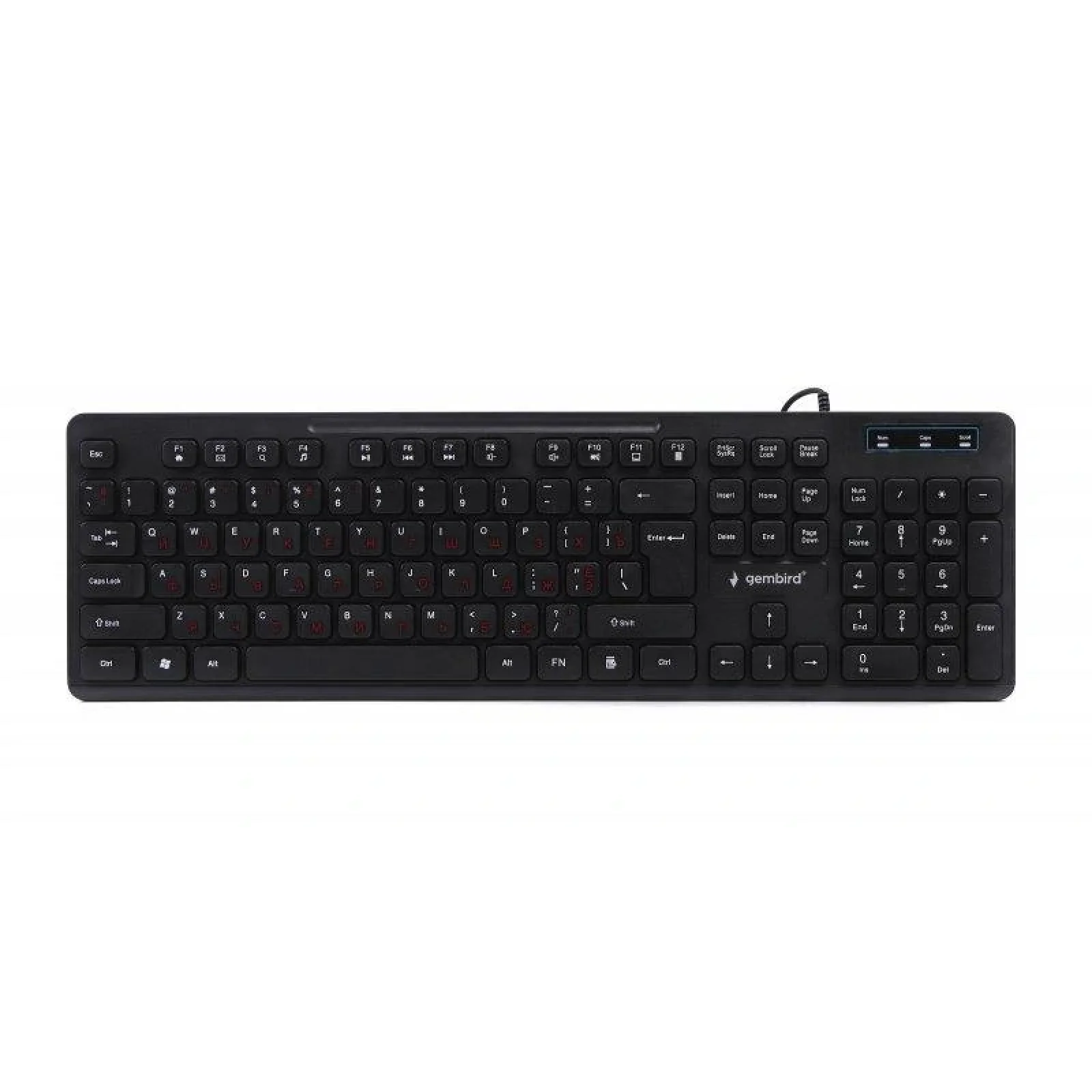 Клавиатура Gembird KB-MCH-04-UA Ukr Black UA