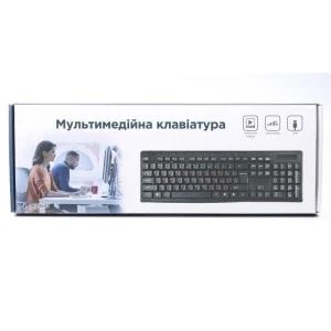 Клавіатура Gembird KB-UM-107-UA Ukr Black UA