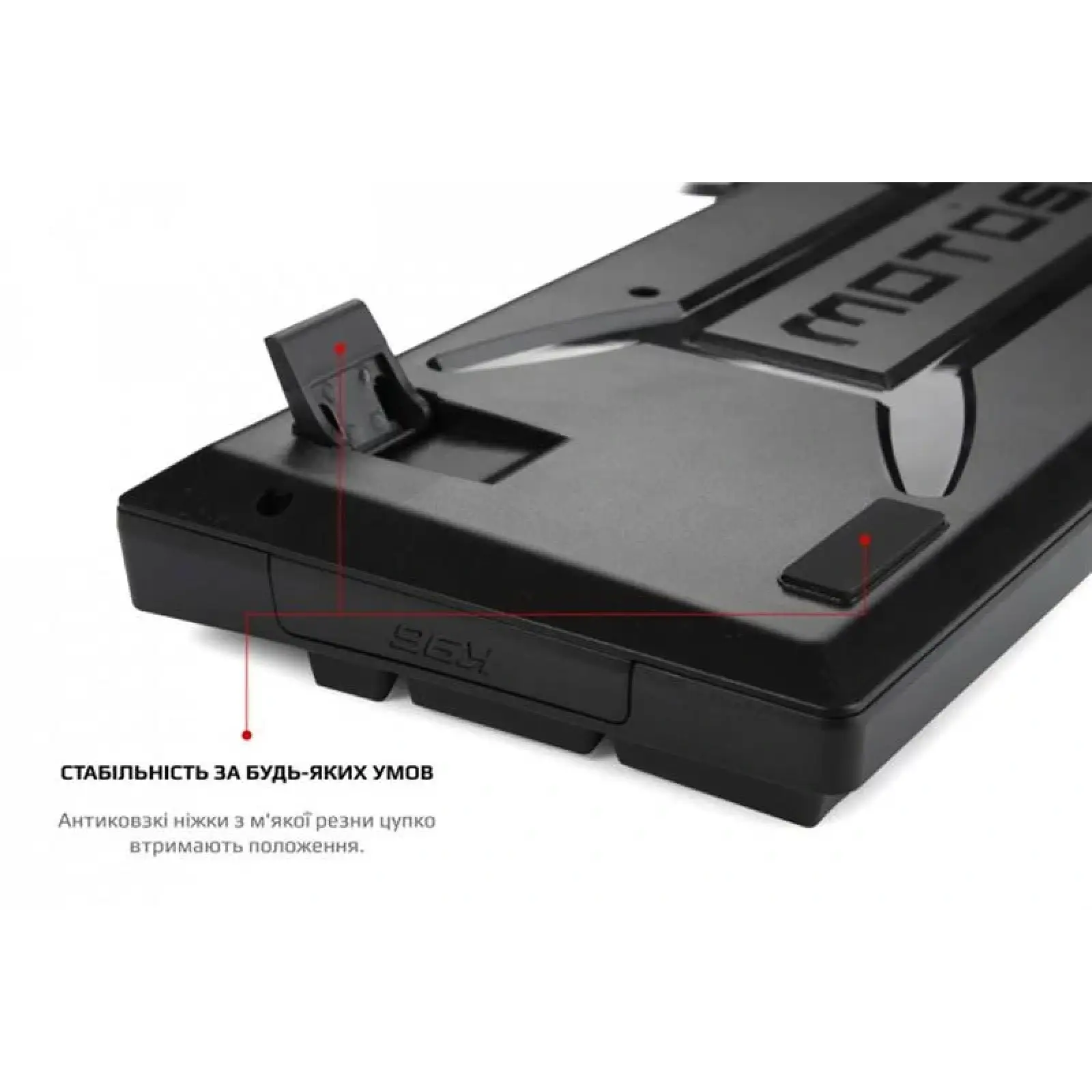 Клавіатура Motospeed CK107 Outemu Red RGB Black (mtk96mr) UA