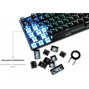 Клавіатура Motospeed CK104 Outemu Blue RGB Silver (mtck104cmb) UA