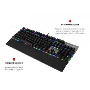 Клавіатура Motospeed CK108 Outemu Red Silver (mtck108mr) UA