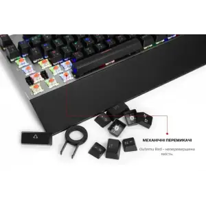 Клавіатура Motospeed CK108 Outemu Red Silver (mtck108mr) UA