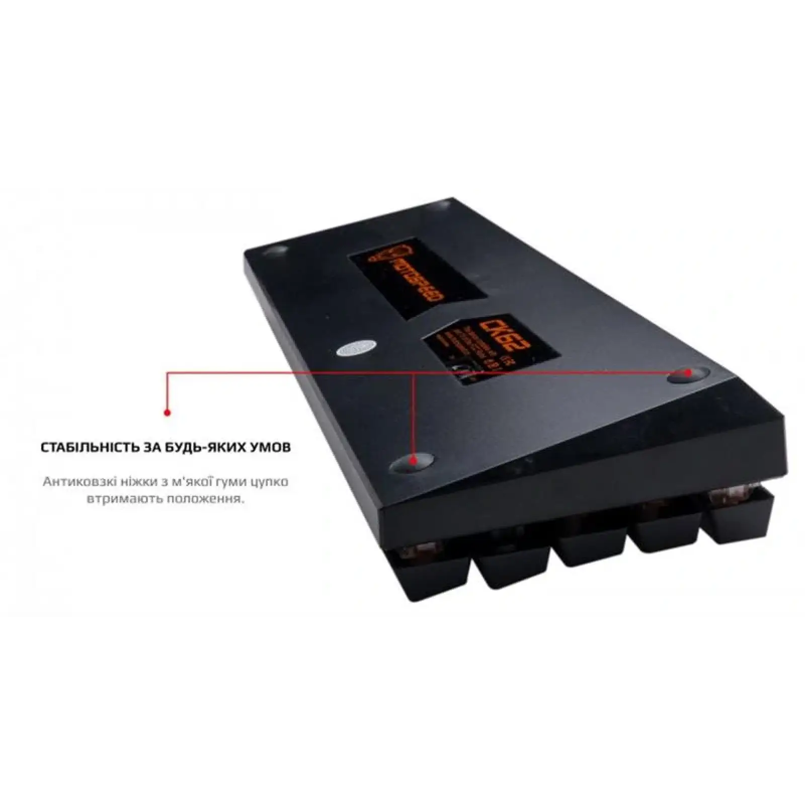 Клавіатура бездротова Motospeed CK62 Outemu Blue Black (mtck62bmb) UA