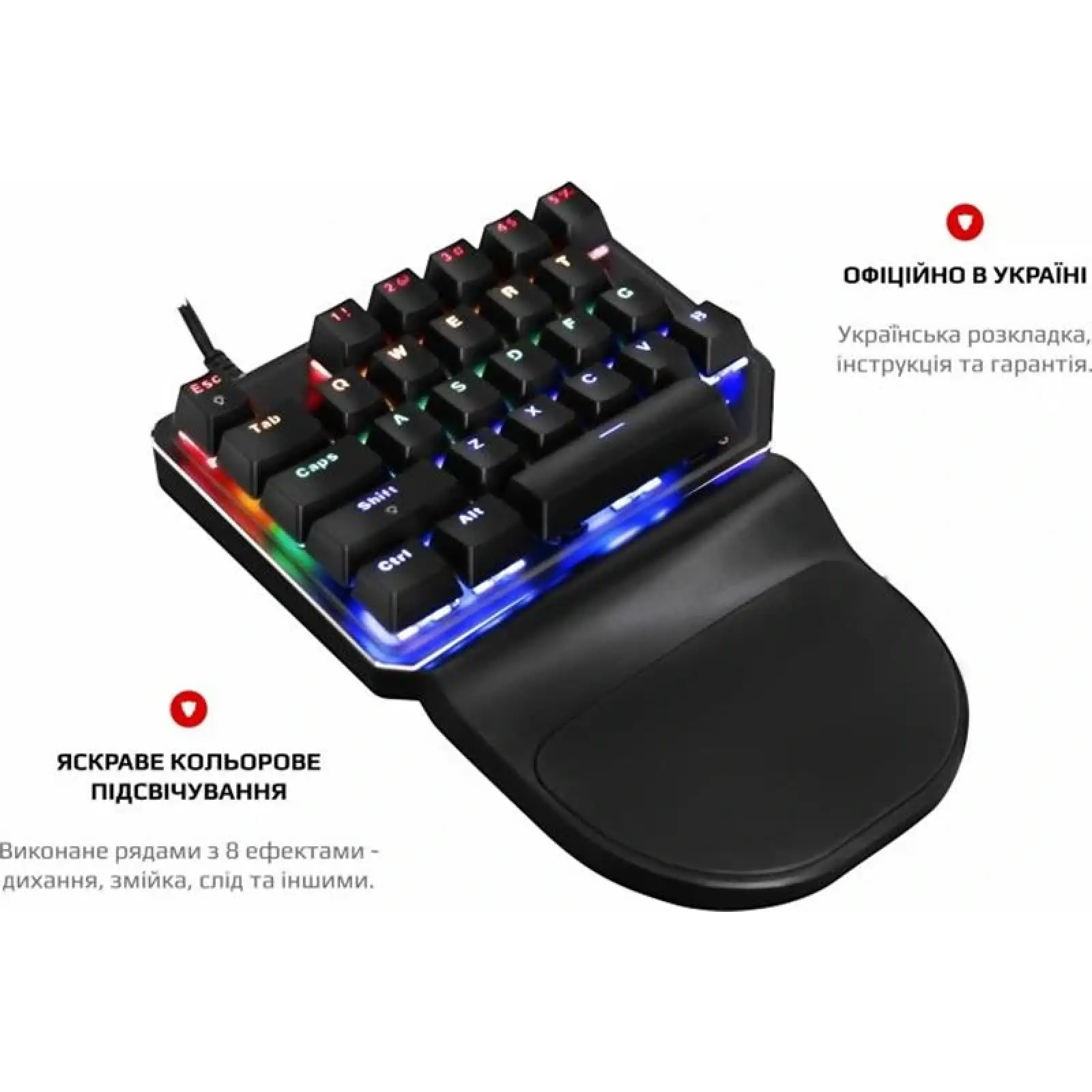 Клавіатура Motospeed K27 Outemu Red Black (mtk27mr) UA