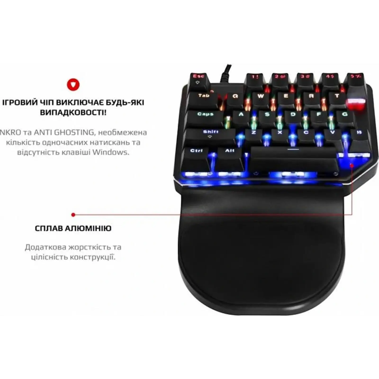 Клавіатура Motospeed K27 Outemu Red Black (mtk27mr) UA