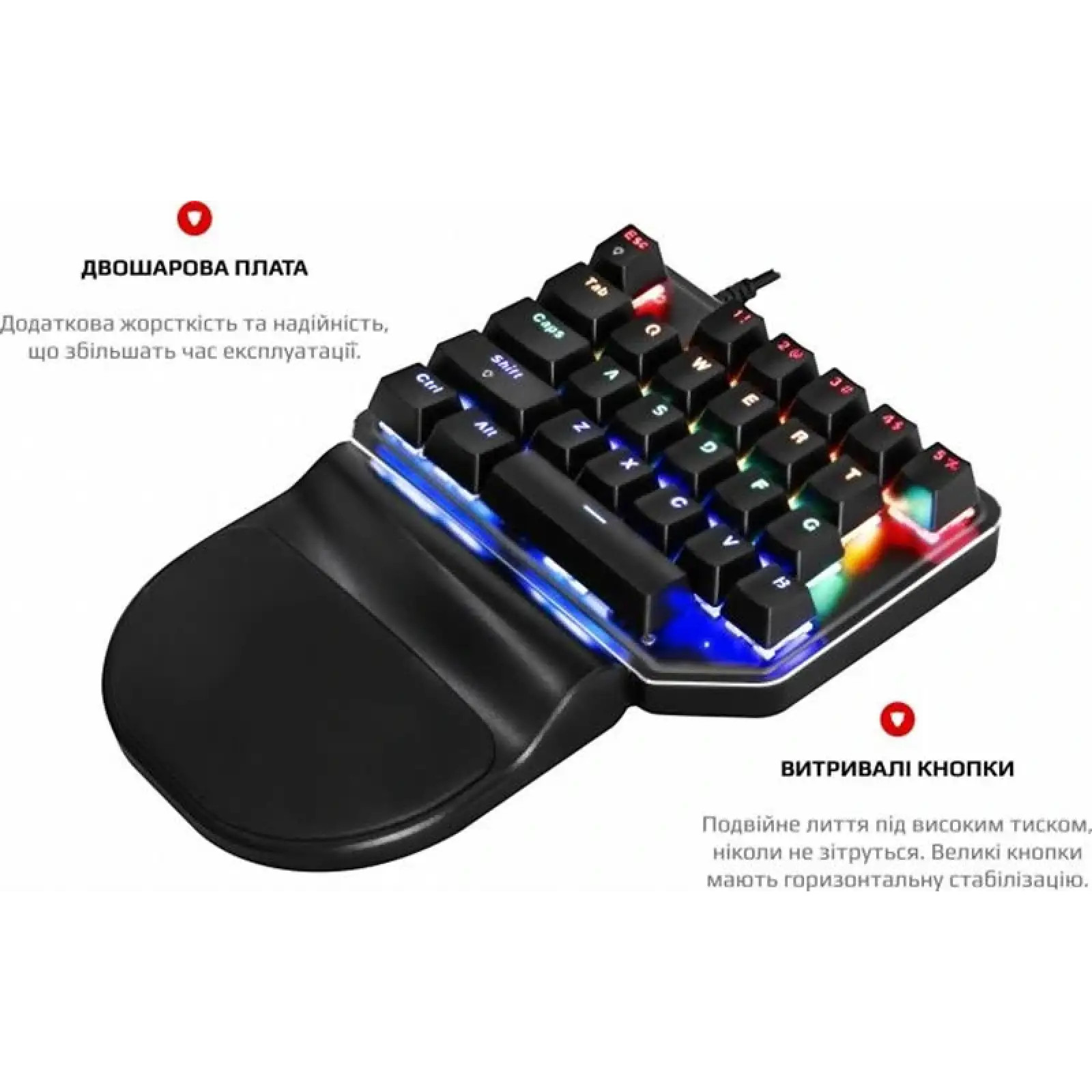 Клавіатура Motospeed K27 Outemu Red Black (mtk27mr) UA