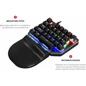 Клавіатура Motospeed K27 Outemu Red Black (mtk27mr) UA