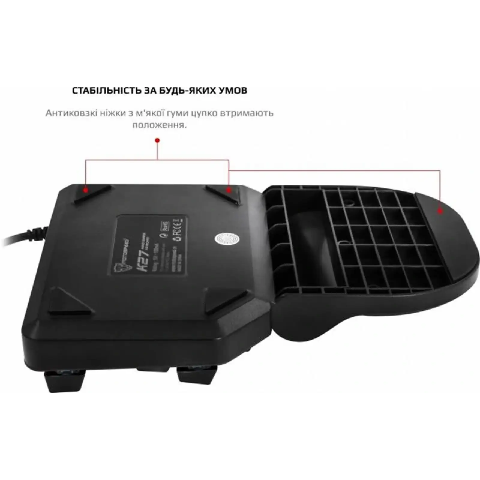 Клавіатура Motospeed K27 Outemu Red Black (mtk27mr) UA