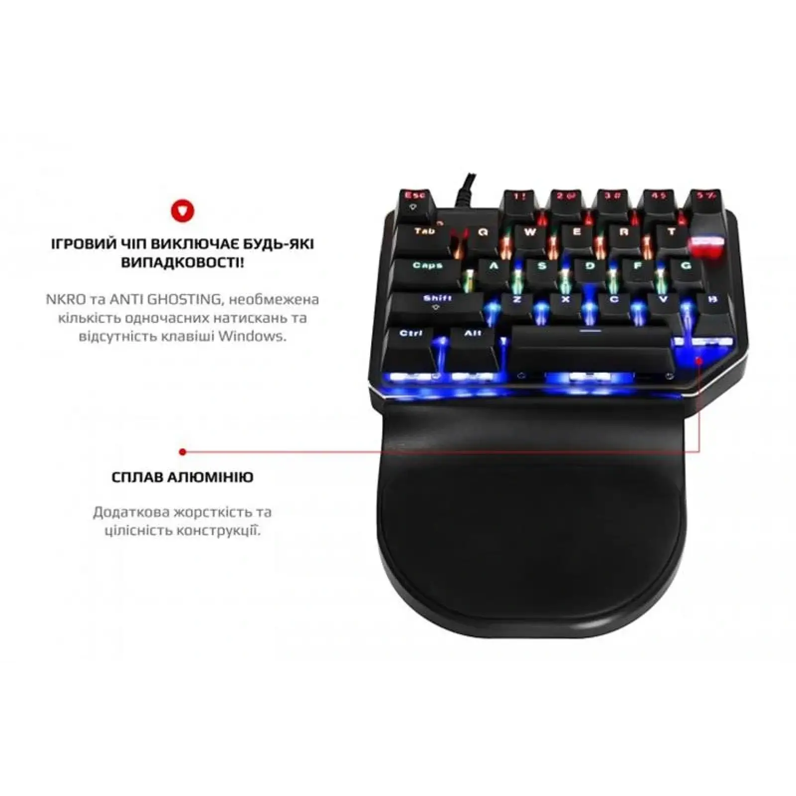 Клавіатура Motospeed K27 Outemu Blue Black (mtk27mb) UA