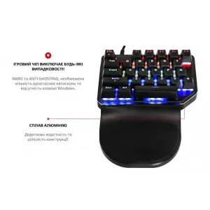 Клавіатура Motospeed K27 Outemu Blue Black (mtk27mb) UA