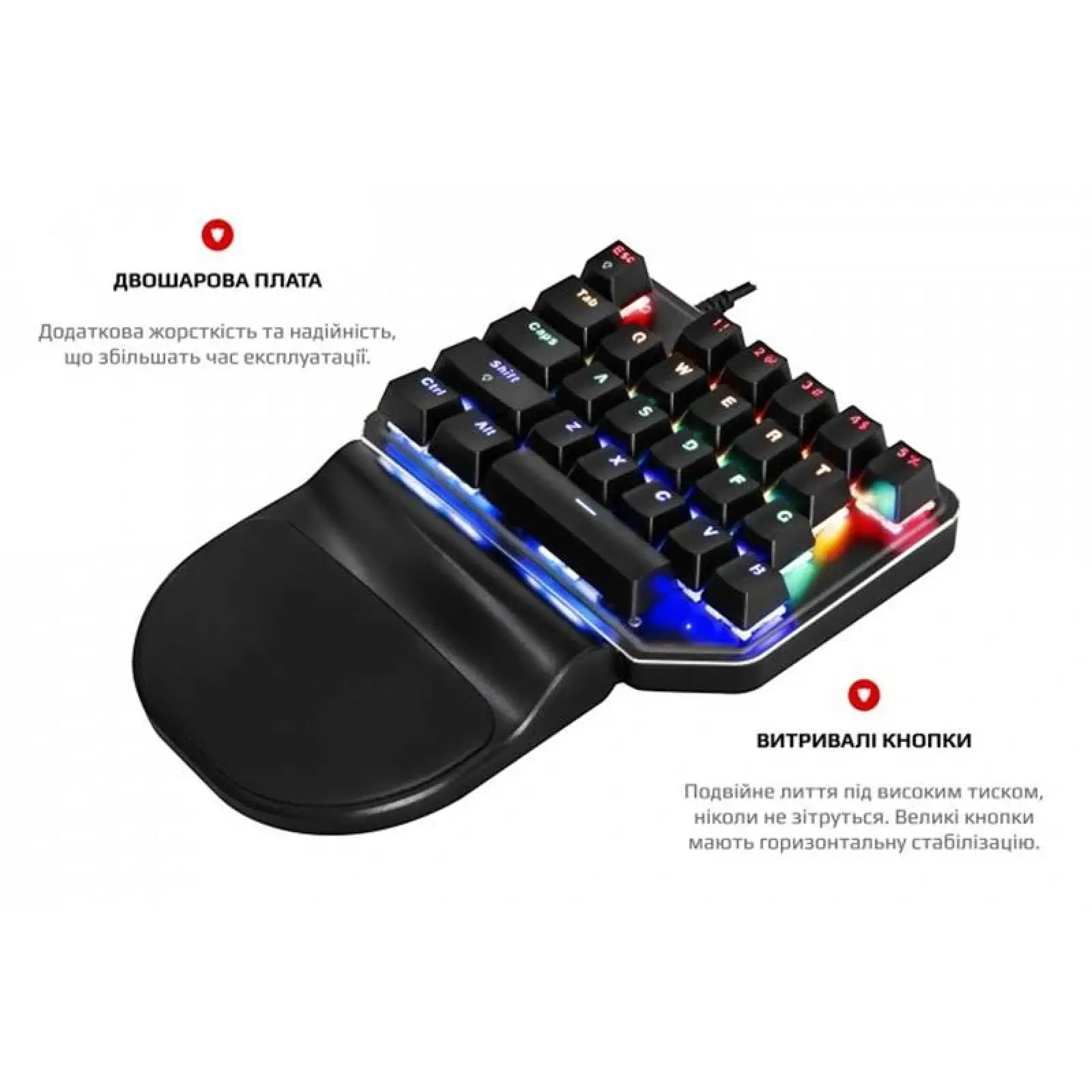 Клавіатура Motospeed K27 Outemu Blue Black (mtk27mb) UA
