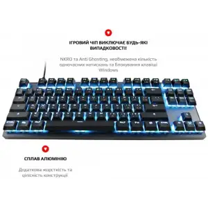 Клавіатура бездротова Motospeed GK82 Outemu Red Black (mtgk82bmr) UA