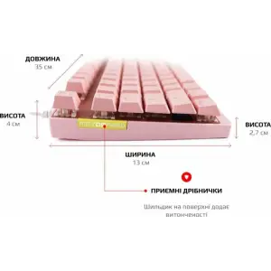 Клавіатура Motospeed K82 Outemu Blue Pink (mtk82pmb) UA