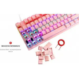 Клавіатура Motospeed K82 Outemu Red Pink (mtk82pmr) UA