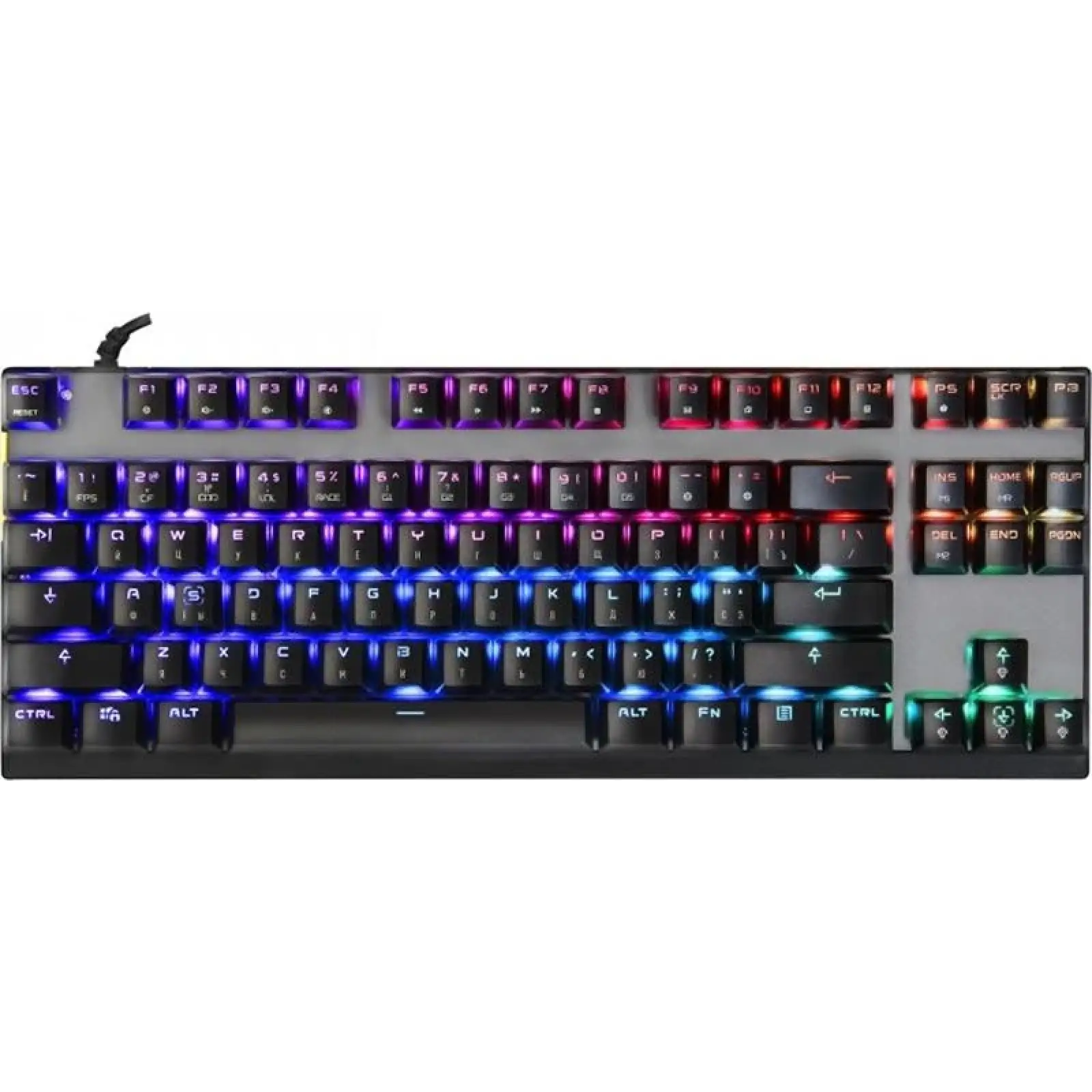 Клавіатура Motospeed K82 Outemu Red Ukr Black (mtk82mr) UA