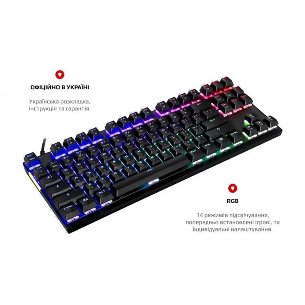Клавиатура Motospeed K82 Outemu Blue Black (mtk82mb) UA