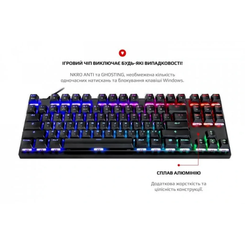 Клавиатура Motospeed K82 Outemu Blue Black (mtk82mb) UA