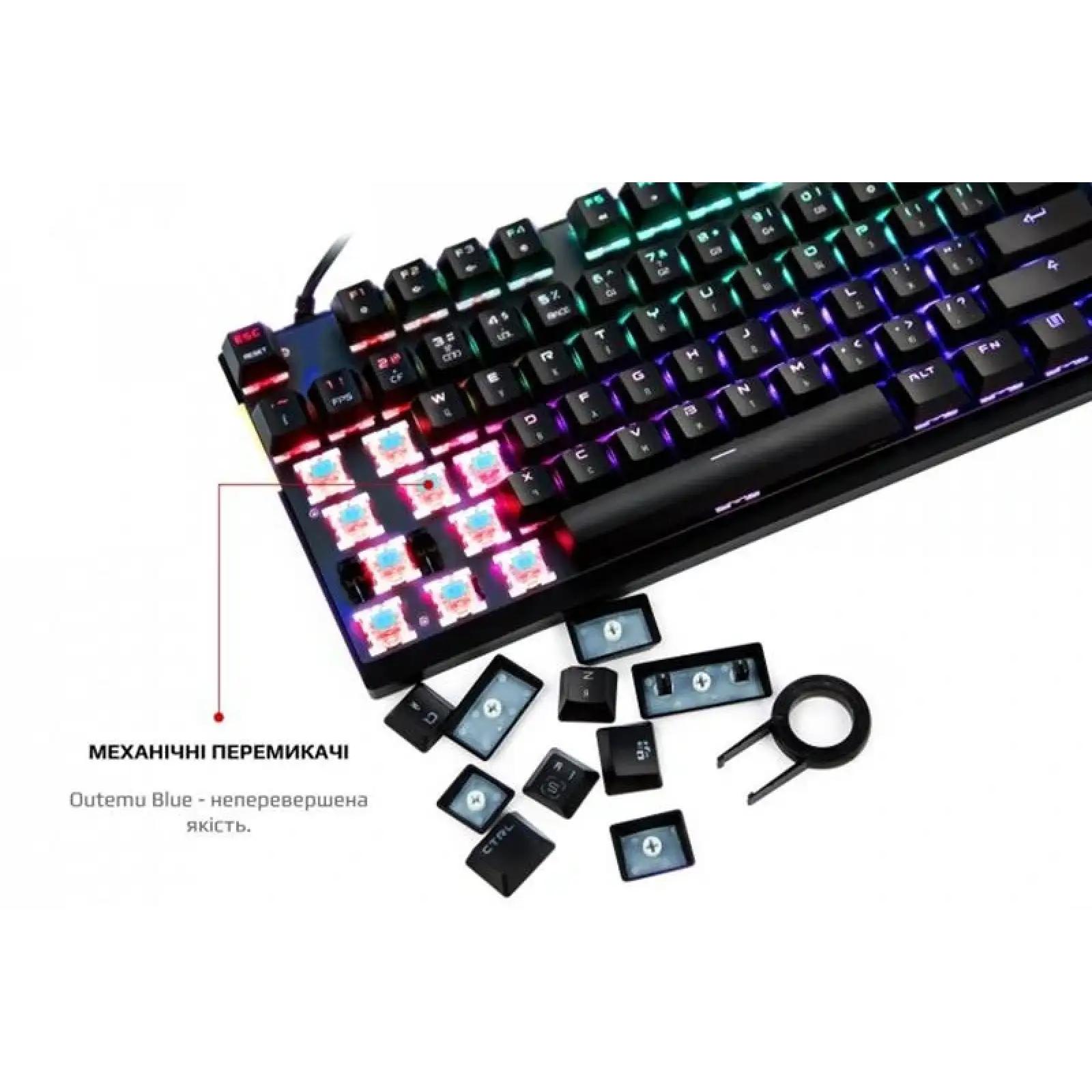 Клавіатура Motospeed K82 Outemu Blue Black (mtk82mb) UA