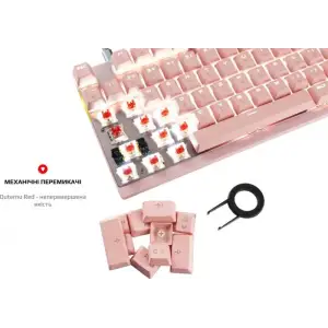 Клавиатура беспроводная Motospeed GK82 Outemu Red Pink (mtgk82pmr) UA