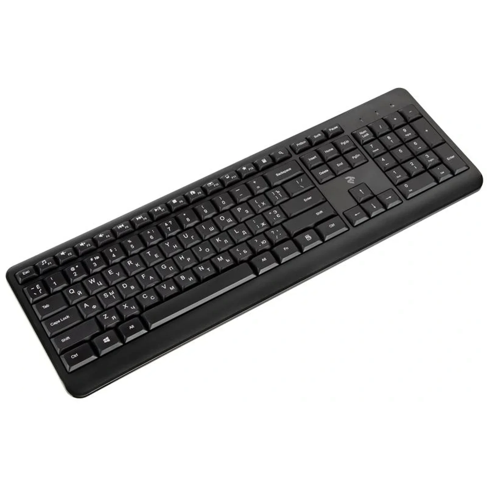 Клавіатура бездротова 2E KS220 WL Ukr Black (2E-KS220WB) UA