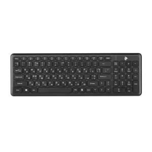 Клавіатура 2E KS230 Slim WL (2E-KS230WB) Black USB UA