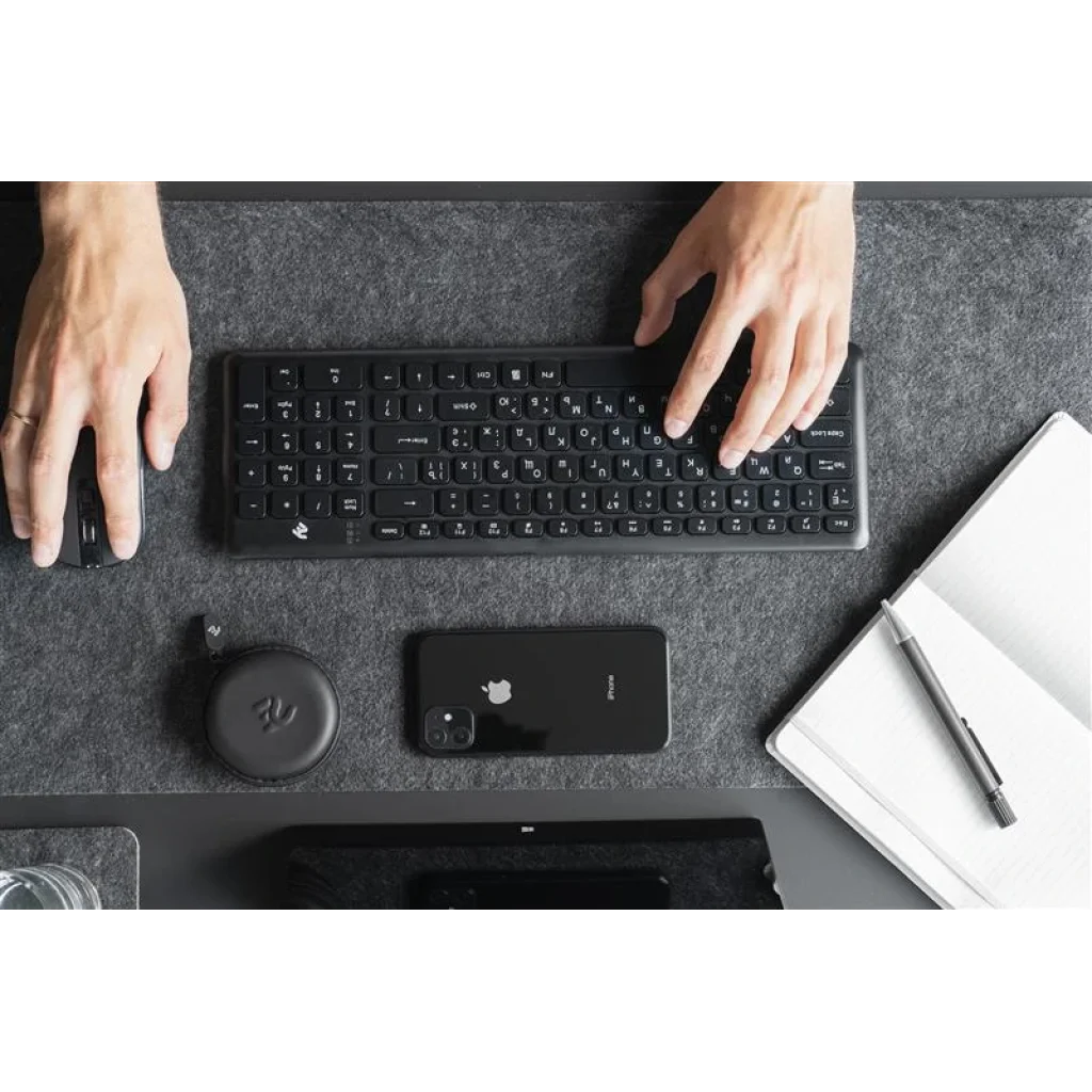 Клавиатура 2E KS230 Slim WL (2E-KS230WB) Black USB UA
