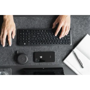 Клавиатура 2E KS230 Slim WL (2E-KS230WB) Black USB UA