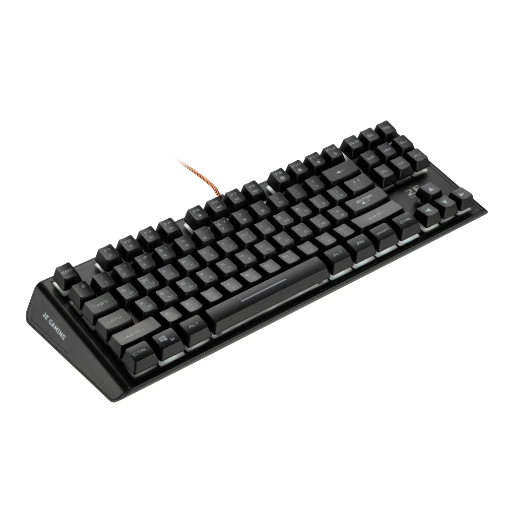 Клавіатура 2E Gaming KG355 LED Ukr (2E-KG355UBK) Black USB UA