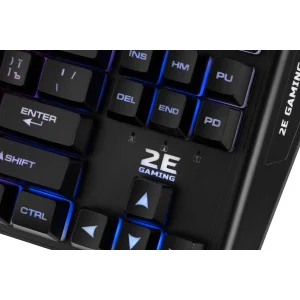 Клавіатура 2E Gaming KG355 LED Ukr (2E-KG355UBK) Black USB UA