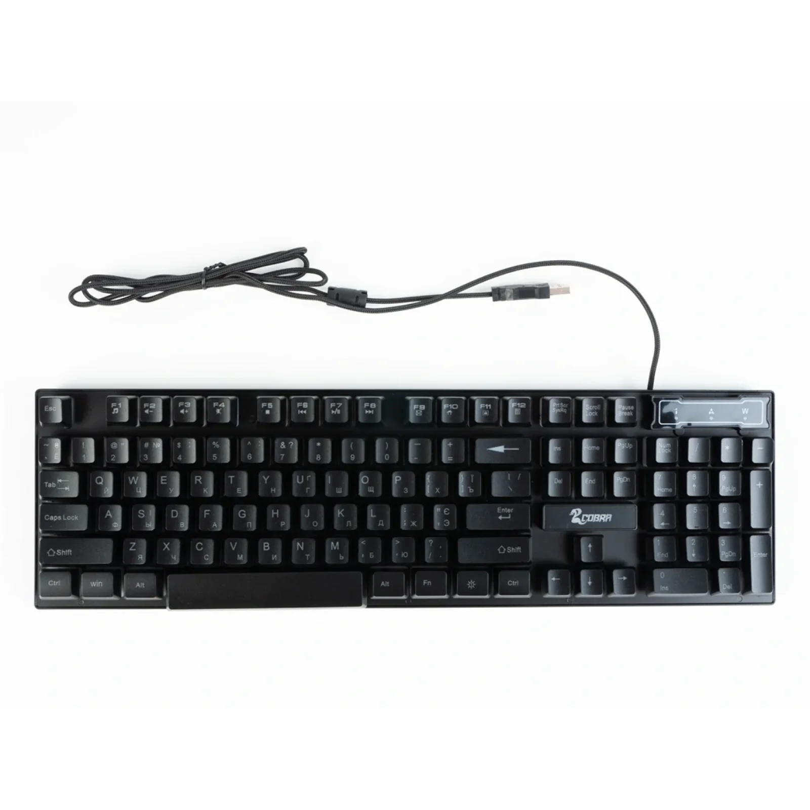 Клавиатура COBRA GK-103 Ukr Black UA